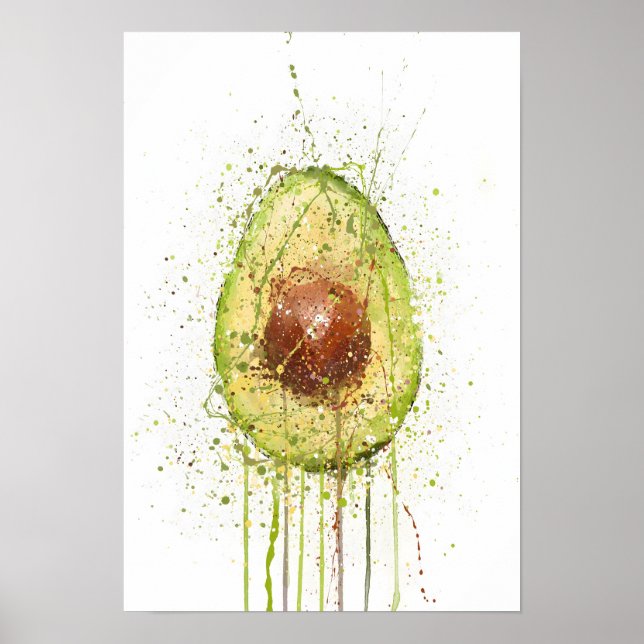 Avocado Vegetable Poster (Front)