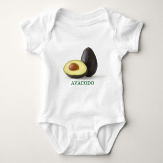 "Avocado Vibes" Baby Bodysuit