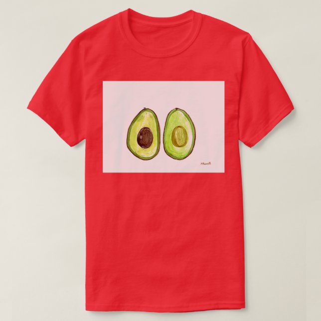 Avocado watercolour painting Classic TShirt (Design Front)