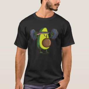 Avocado Weight Lifting Guacamole Ketogenic T-Shirt