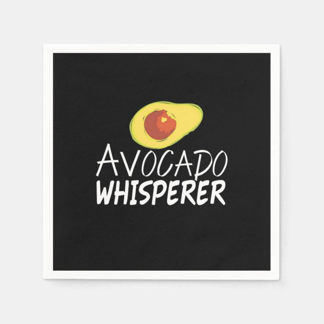 Avocado Whisperer Napkin (Front)