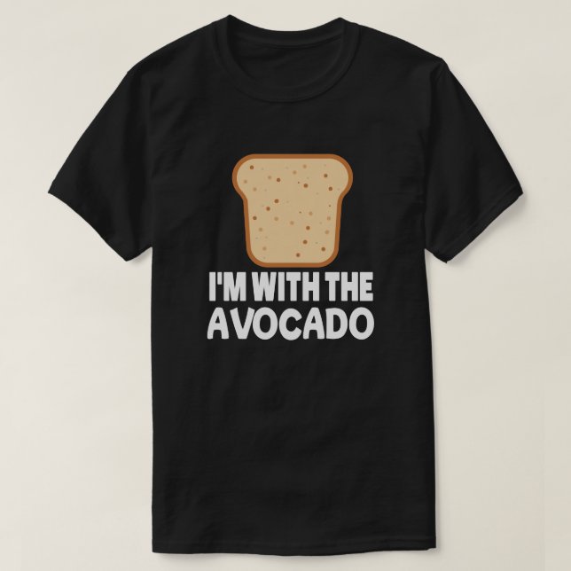 Avocado With Toast Matching Halloween Costume T-Shirt (Design Front)