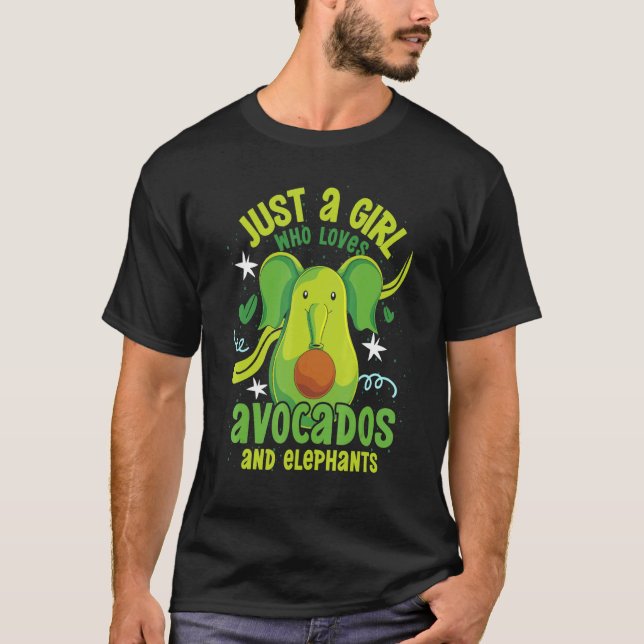 Avocado Women Africa Animal  Girls Zoo Elephant T-Shirt (Front)