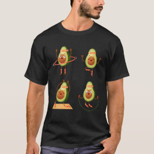 Avocado Yoga Fitness Avo Cardio Avocardio Training T-Shirt