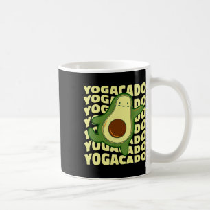 Avocado Yoga Fitness Funny Exercising Gym Yogacado Coffee Mug