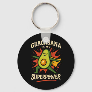 Avocado Yoga Funny Namaste Pun Plant-sed Fitness S Key Ring
