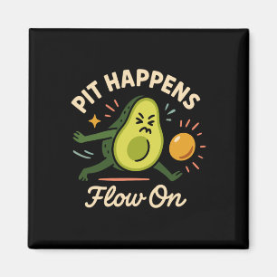 Avocado Yoga Funny Namaste Pun Plant-sed Fitness S Magnet