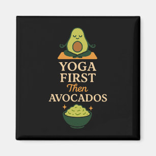 Avocado Yoga Funny Namaste Pun Plant-sed Fitness S Magnet