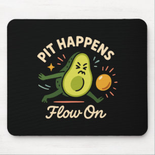 Avocado Yoga Funny Namaste Pun Plant-sed Fitness S Mouse Pad