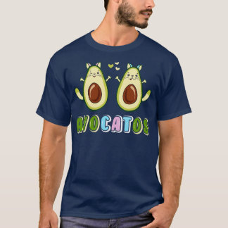 Avocados cat cute git T-Shirt
