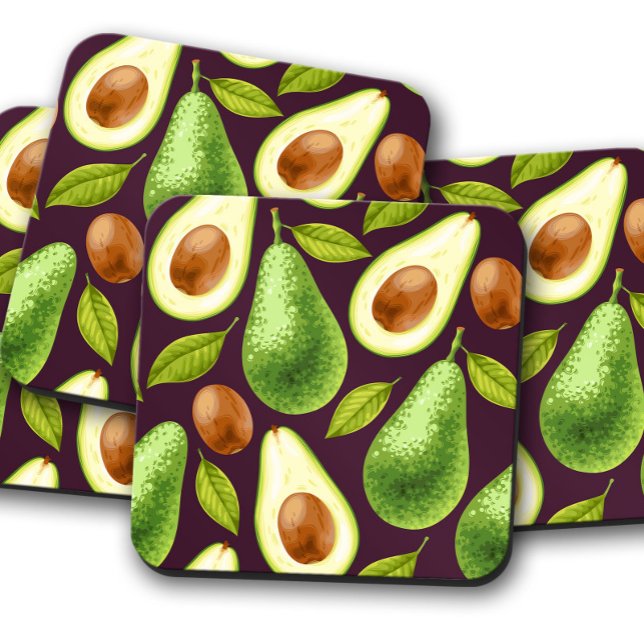Avocados Fruit Coaster | Fruit Coaster Set (Creator Uploaded)