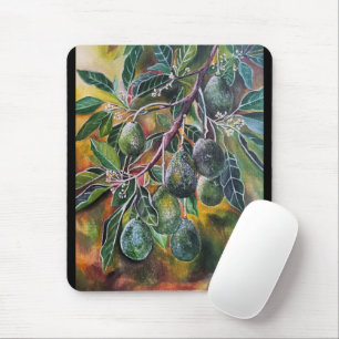 Avocados in the Autumn Sun Painting by Alfred Fox Mouse Pad