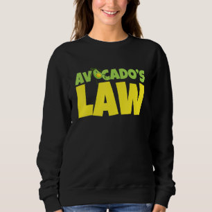 Avocado's Law Avogadro Go Vegan Sweatshirt