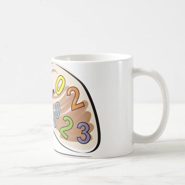 avocados numbers coffee mug (Right)