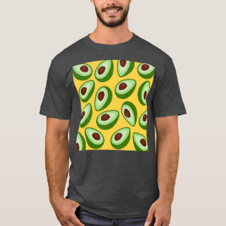 Avocados on a Mustard Yellow Background T-Shirt