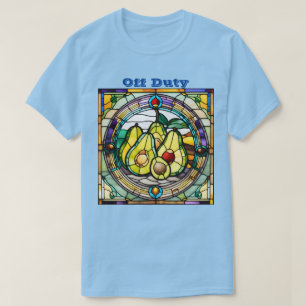 Avocados Stained Glass Off Duty T-Shirt