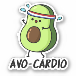 Avocardio Funny Excercise Avocado Pun 