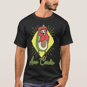 Avocardio heart fitness cardio sport boxer vegan v T-Shirt