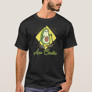 Avocardio heart fitness cardio sport skier vegan v T-Shirt
