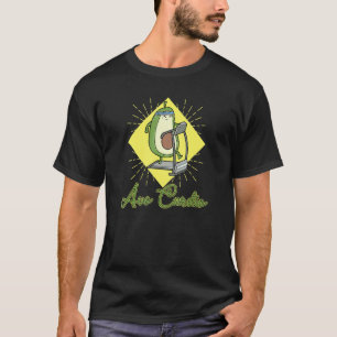 Avocardio heart fitness cardio sport vegan vegetar T-Shirt