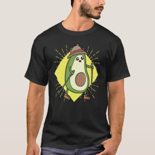 Avocardio heart fitness cardio sport vegan vegetar T-Shirt