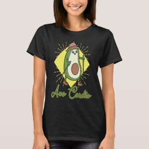 Avocardio heart fitness cardio sport vegan vegetar T-Shirt