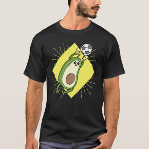 Avocardio Soccer heart fitness cardio sport vegan T-Shirt
