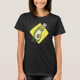 Avocardio Soccer heart fitness cardio sport vegan T-Shirt