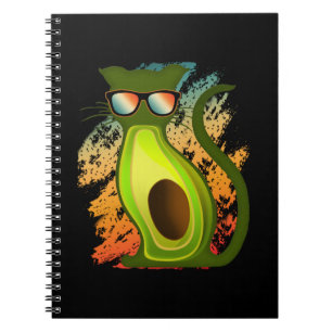 avocato avocado cat  notebook