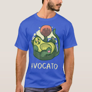 Avocato Avocado Cat Vegan Vegetarian  T-Shirt