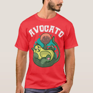 Avocato Avocado Lover Guac Guacamole Keto Cat Owne T-Shirt