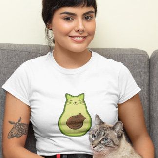 Avocato - AvoCat - Avocado cat - Avogato - T-Shirt