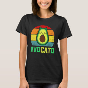 Avocato  Avocato Cat Meme Cute Avocado Vegan Funny T-Shirt
