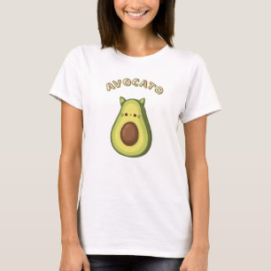 AVOCATO – Cute Funny Cat & Avocado Lovers T-Shirt