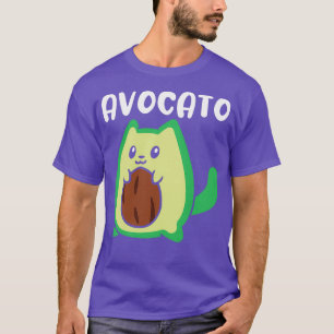 Avocato Funny Avocado Lover Cat 3 T-Shirt