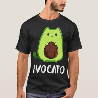 Avocato Funny Avocado Lover Cat T-Shirt