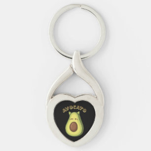 AVOCATO – Funny Cute Cat & Avocado Lovers Keychain