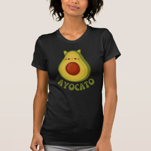 Avocato Funny Cute Cat Avocado T-Shirt