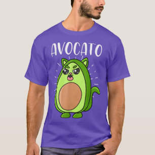 Avocato vegan avocado cat hangover Cat owner Veget T-Shirt