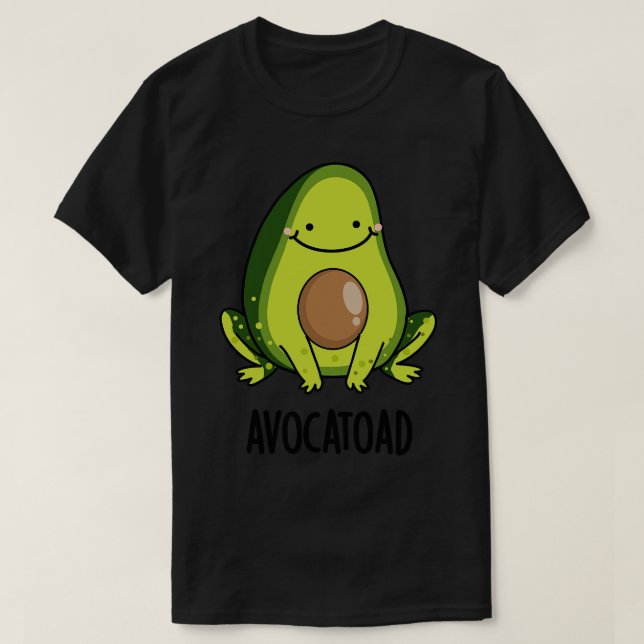 Avocatoad Funny Avocado Toad Pun 1 T-Shirt (Design Front)