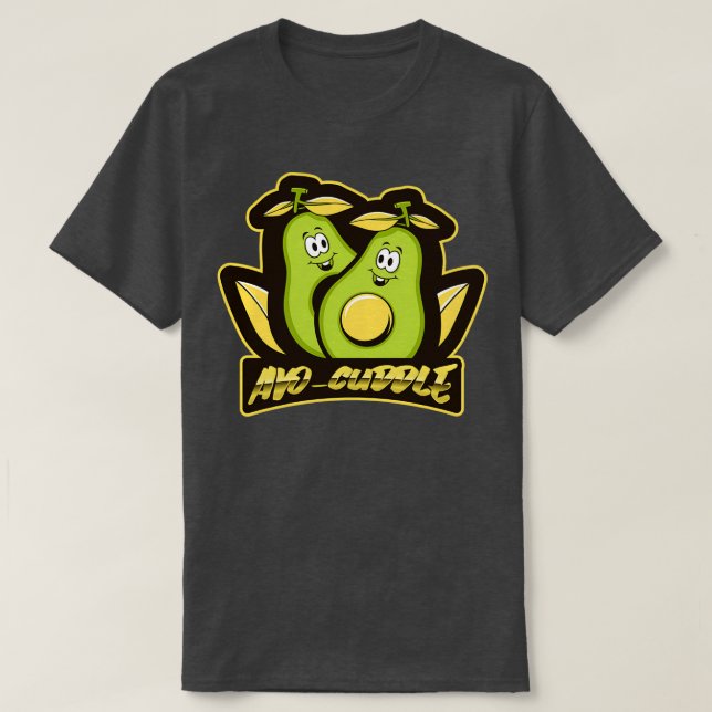 AvoCuddle Funny T-Shirt (Design Front)