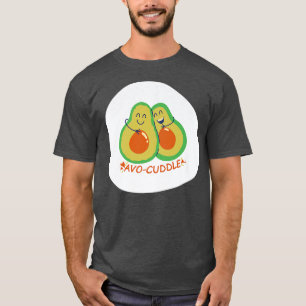 Avocuddle Kawaii Avocado Design Vegan Health Food  T-Shirt