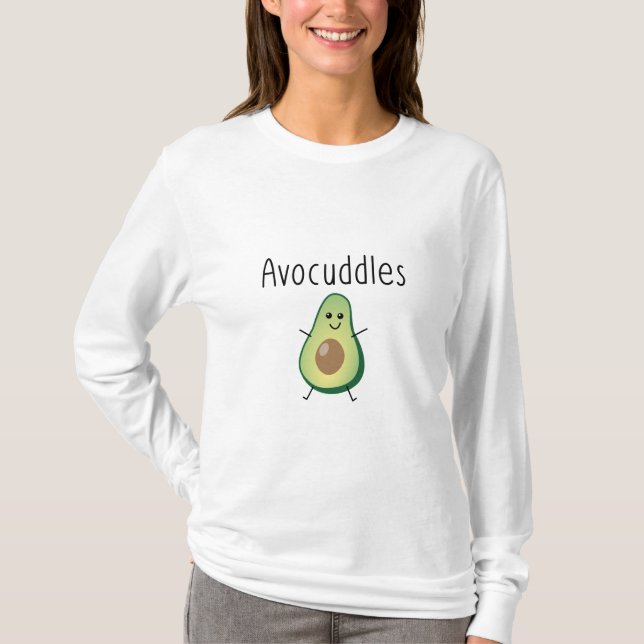 Avocuddles Long Sleeve T-Shirt (Front)
