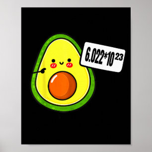 Avogadros Number Funny Science Chemistry Pun Mole Poster