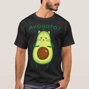 Avogato Avocado Cat Foodie Lover 186 T-Shirt