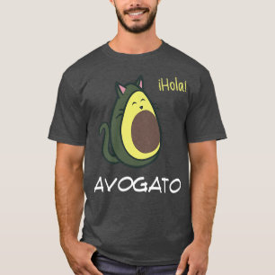 Avogato Avocado Cat Foodie lover T-Shirt