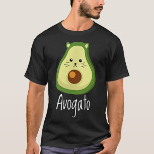 Avogato Avocado Cat Foodie Mexican T-Shirt