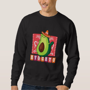 Avogato Cat Avocado Cinco De Mayo Sweatshirt