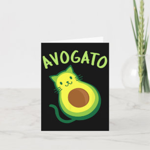 Avogato Cat Avocado - Funny Cinco De Mayo Card