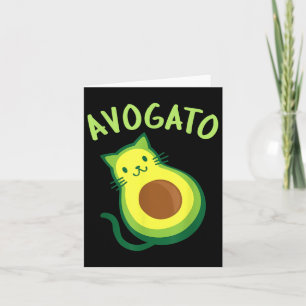Avogato Cat Avocado - Funny Cinco De Mayo Card